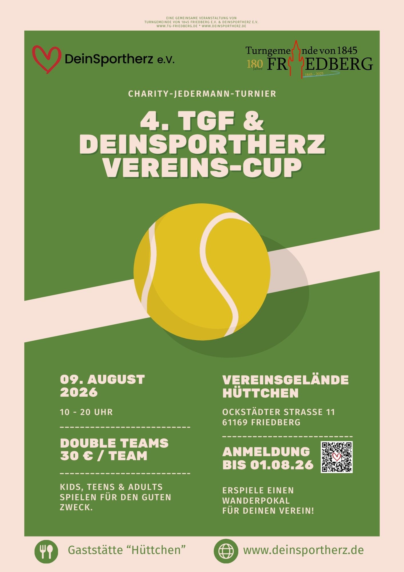 TGF_Sportherz Friedberg Cup Flyer 2026